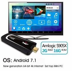 Andriod Tv Stick H96pro-h3 (s905x) 2gb+16gb Bluetooth 4.0 Quad Core 4k  Ultra Hd 7.1v